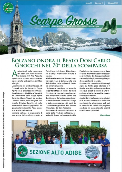 Periodico Scarpe Grosse giugno 2026